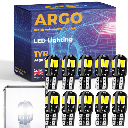 10pcs 501 led - w5w, canbus
