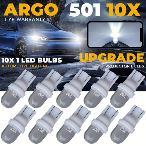 T10 501 led w5w bulbs - t10,