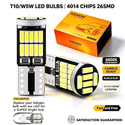 501 t10 led bulbs side - 501,