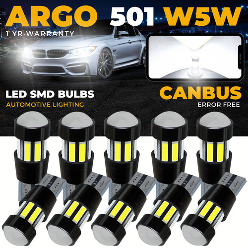 T10 501 led white car - 501, bulbs