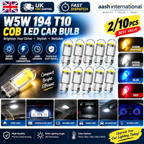 T10 w5w 501 led bulbs - w5w, 7
