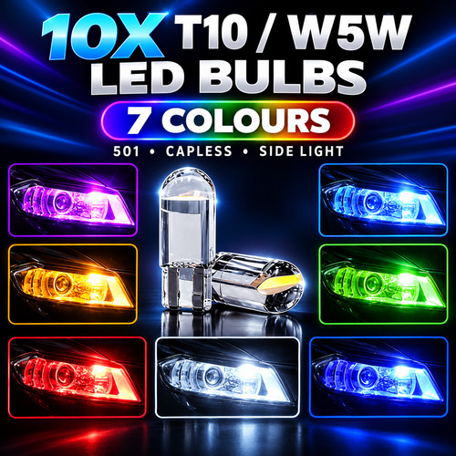 10x 501 bulb w5w t10 - 501,