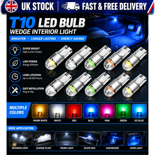 10x 501 bulb w5w t10 - w5w,