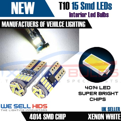 T10 w5w led bulb 501 - led, side